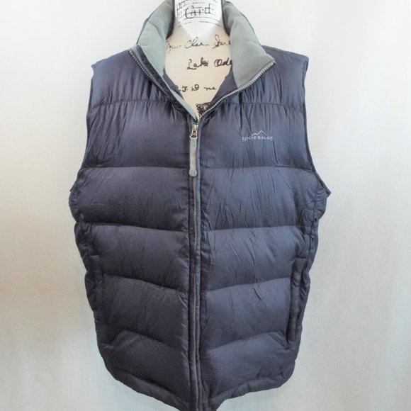 Eddie Bauer Other - Men's Eddie Bauer Navy Blue Goose Down Puffer Vest Size XXL
